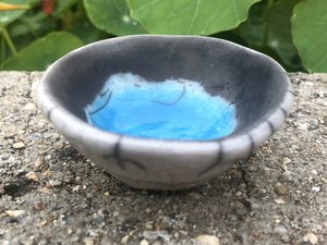 Little raku offering bowl for prayer, shrine, altar, ceremony, wishing, intention | Shinto, shamanism, pagan | sacred sculpture