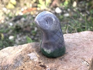 RESERVED: Spirit of life & earth nature spirit kami raku statue | Shinto kamidana shrine sculpture, shamanism | guardian, protection, rewilding