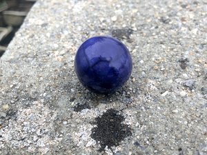 Marble of quiet, tranquility, and sleep | raku ceramic wellness statue | meditation, anxiety, peace sculpture, anti-stress fidget