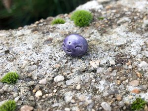Super tiny raku Jizo statue | Shinto Buddhist talisman sculpture for shrine | anxiety, grief, protection, guardian, miscarriage