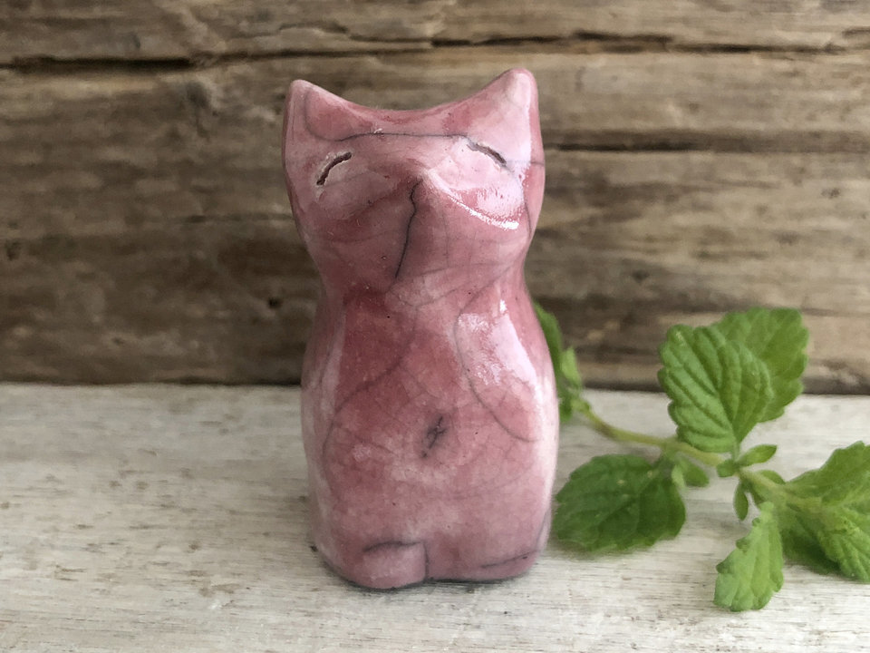Kitsune fox kami talisman raku sculpture | Shinto Inari kamidana shrine, Shamanism, pagan statue | Protection, guardian, rewilding