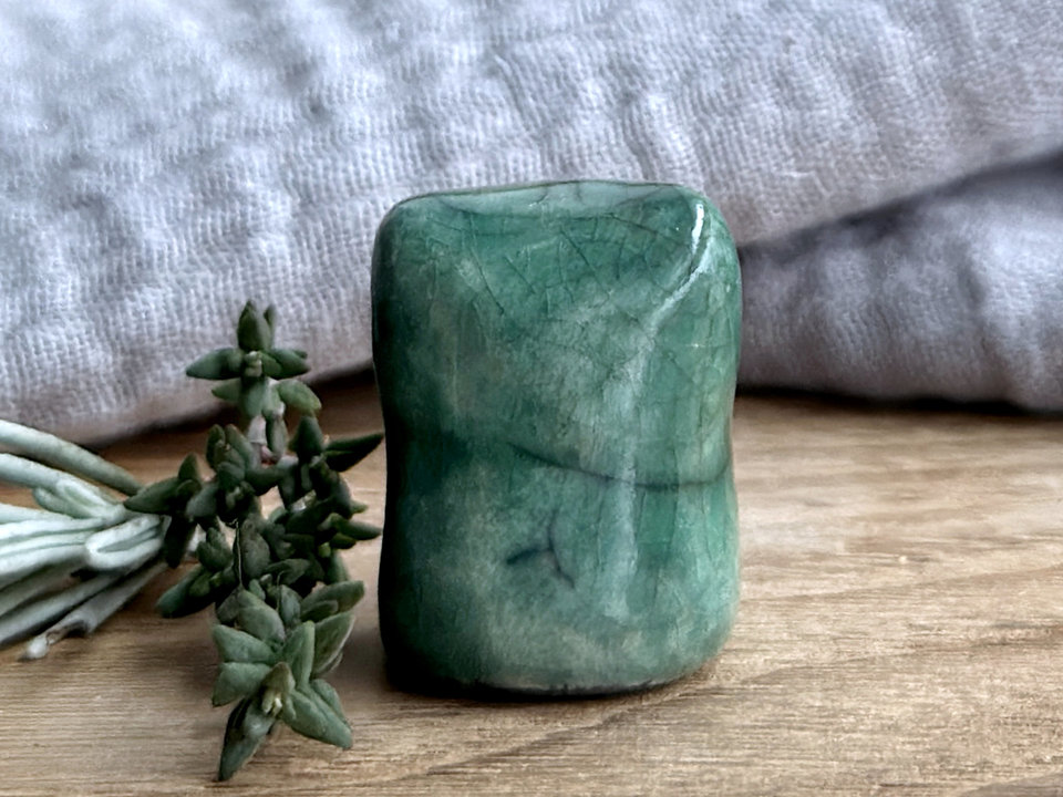 RESERVED: Pocket fox forest kitsune statue | Shinto Inari kamidana, shamanism sculpture