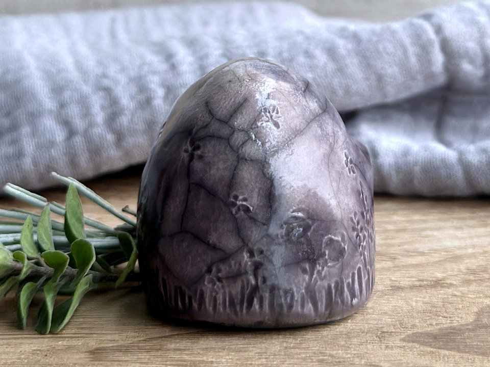 Midnight earth spirit elemental sculpture | Shinto shrine, shamanism folk art statue