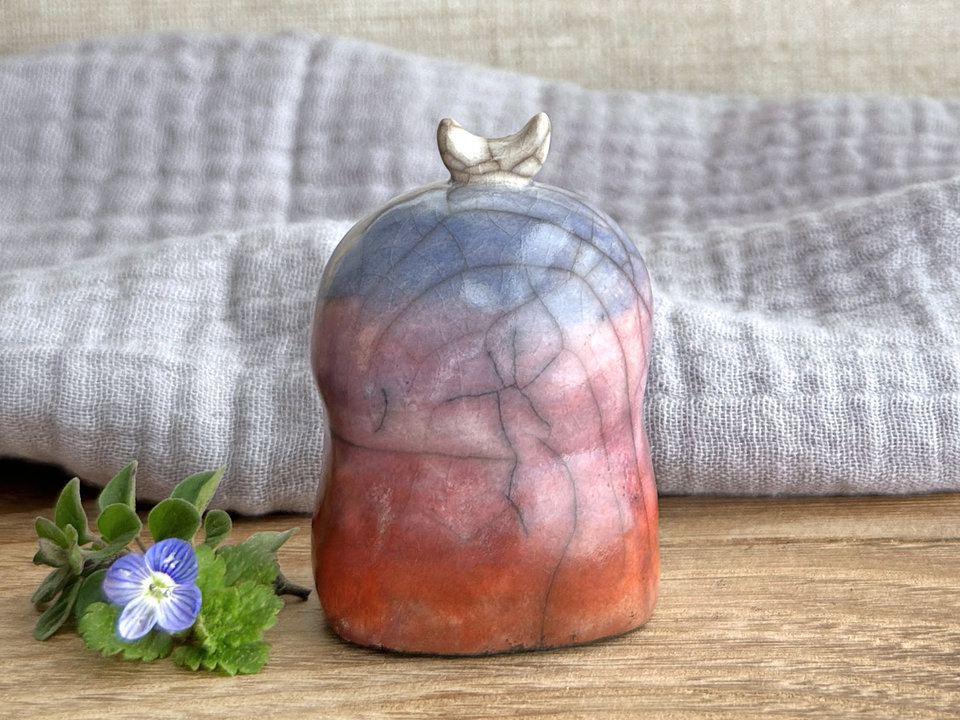 Dusk moon nature spirit kodama guardian sculpture | Shinto, shamanism totem