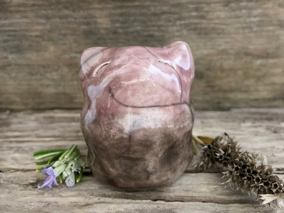 Contented chonky bear kami nature spirit | shamanism sculpture, Shinto shrine