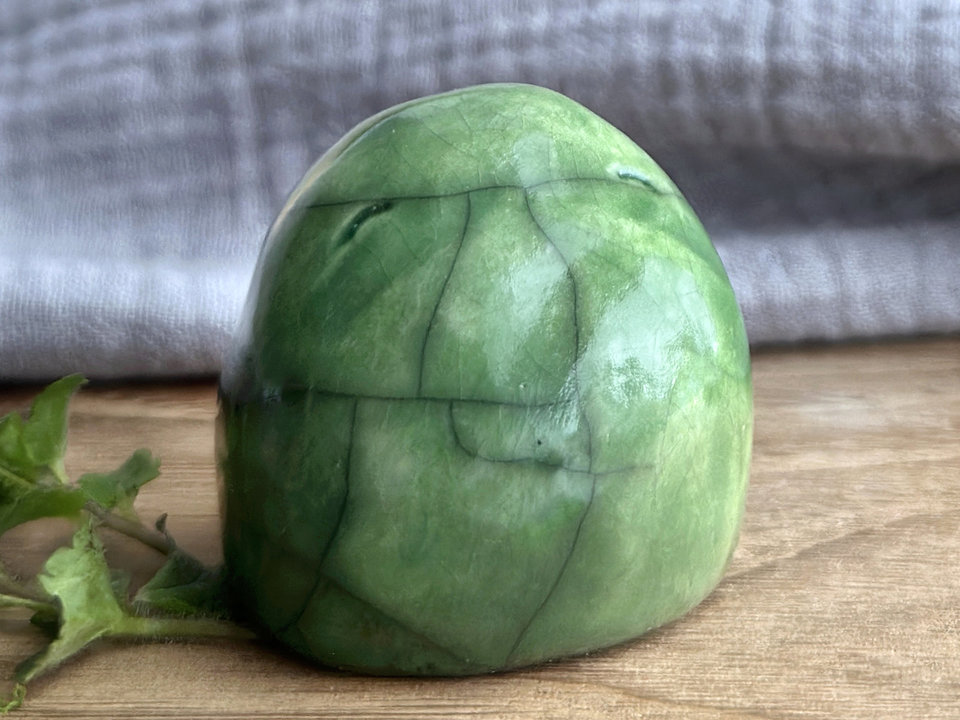 Nature guardian kami, wise and happy spirit | Shinto shamanism guardian statue