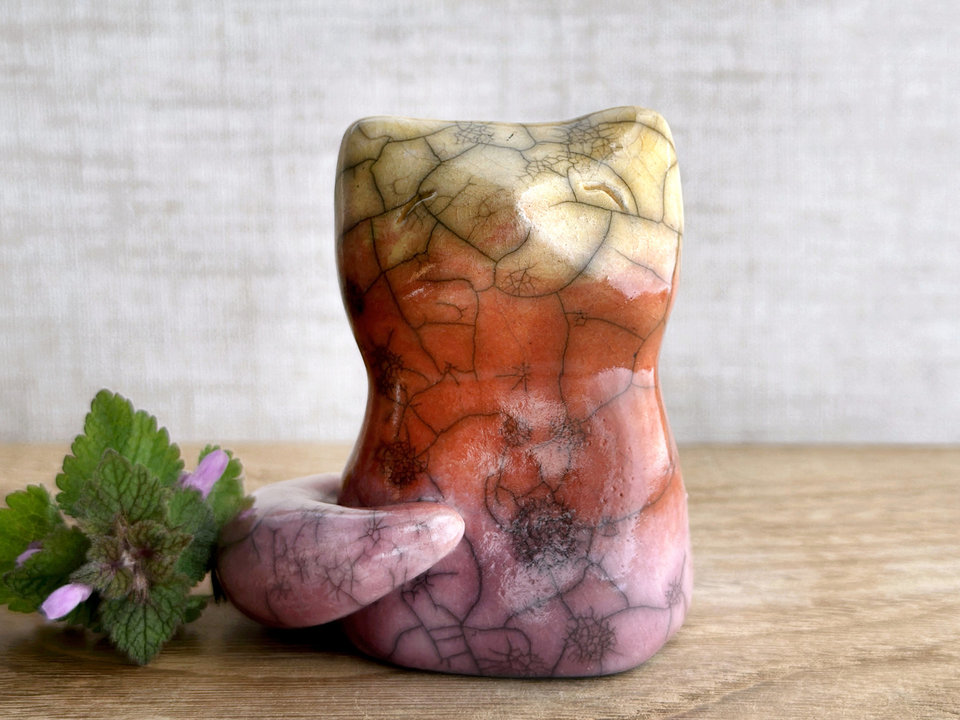 Sunrise kitsune fox kami nature spirit | Shinto sculpture, shamanism totem