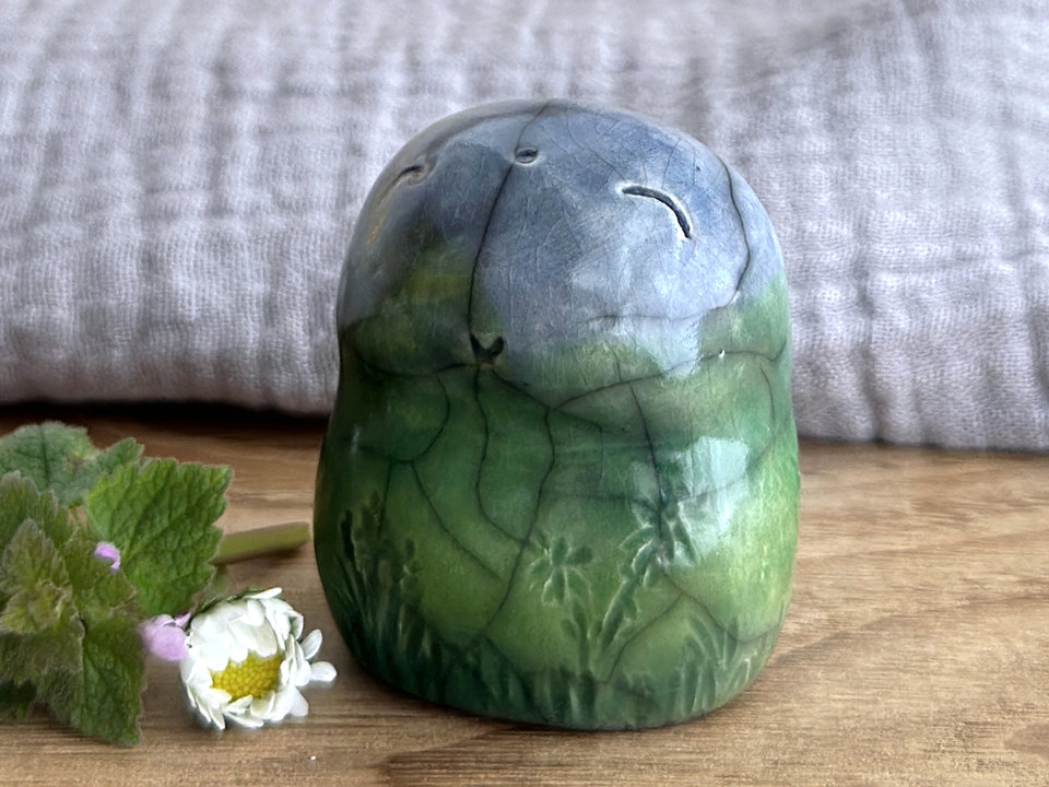 Spring earth elemental sculpture | Shinto shrine, shamanism folk art statue