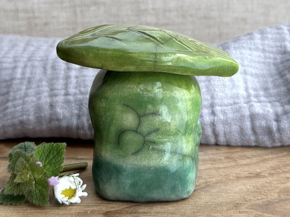 Nature guardian statue | Shinto shamanism earth spirit kami sculpture