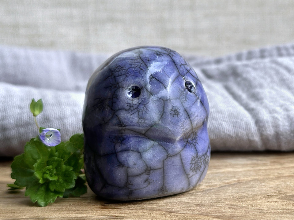 Night rain kodama guardian sculpture | Shinto, shamanism totem