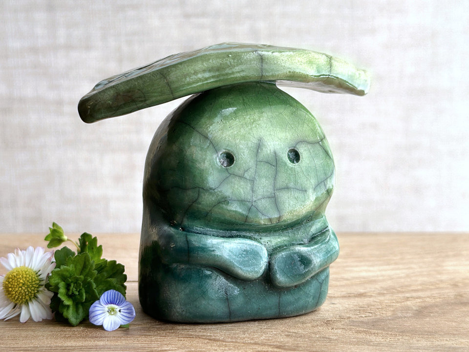 Nature guardian statue | Shinto shamanism earth spirit kami sculpture