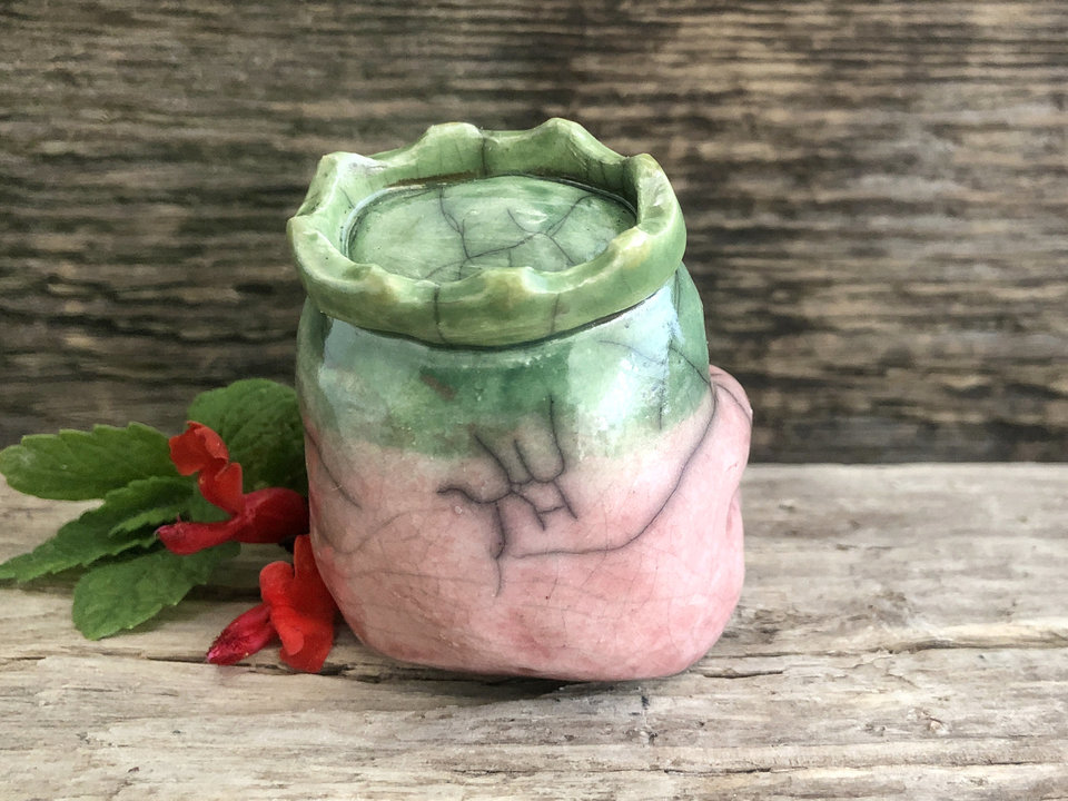 Forest king nature spirit raku sculpture | Shinto Shamanism pagan statue, altar or shrine | rewilding, guardian, protection, folklore, fairycore gift