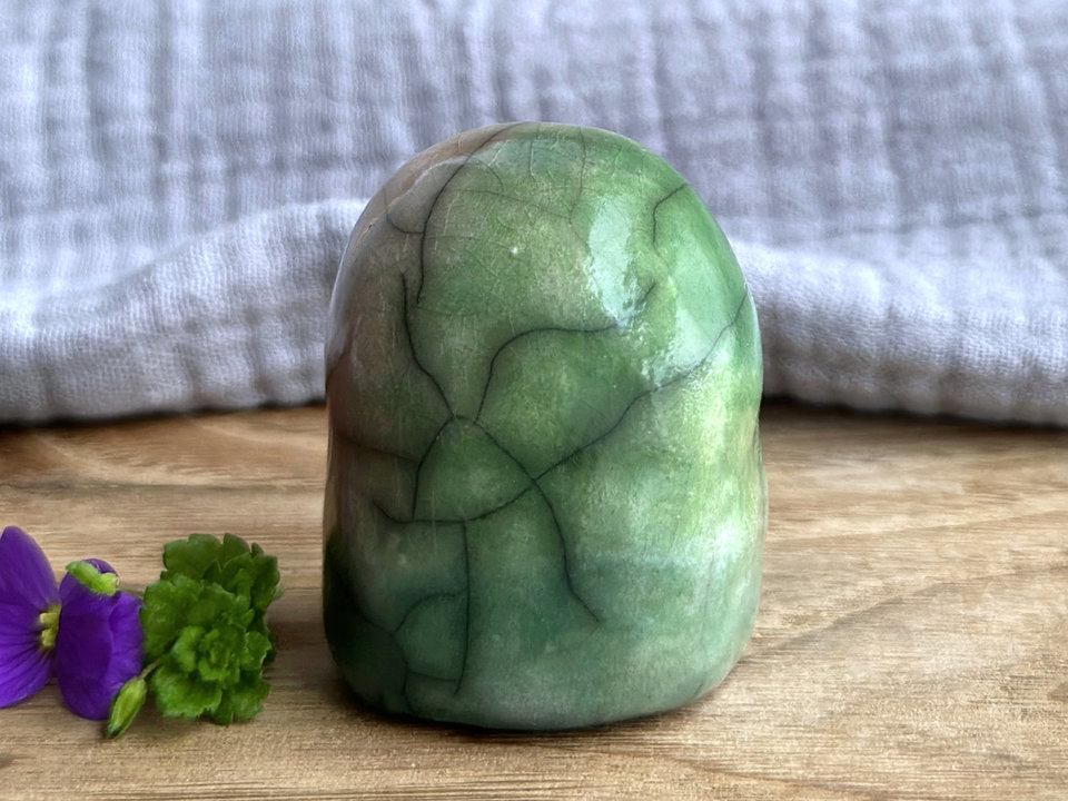 Happy spring kodama guardian sculpture | Shinto, shamanism totem