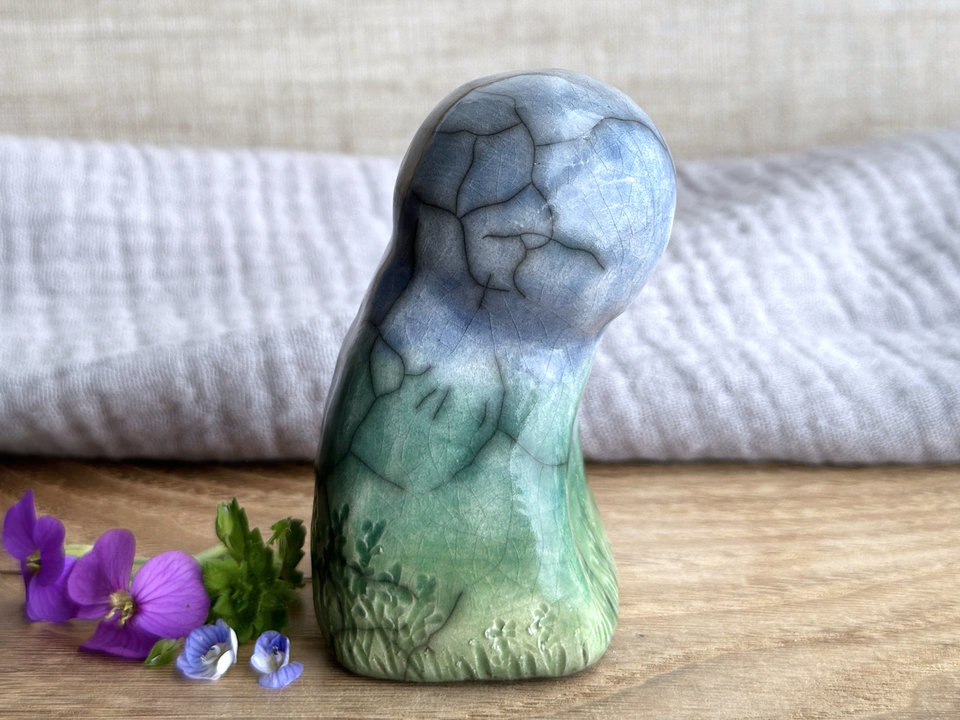 Earth spirit kami nature spirit sculpture | Shinto shamanism gaia statue