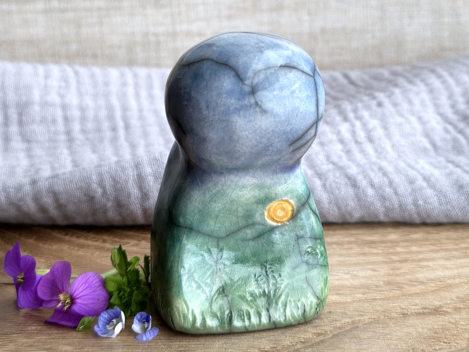 Earth spirit kami nature spirit sculpture | Shinto shamanism gaia statue
