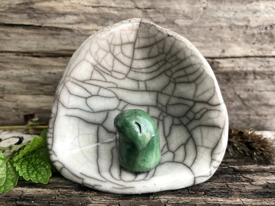 Nature forest spirit kodama kami raku shrine | Shinto shamanism pagan sculpture statue kamidana | protection, guidance, joy, rewilding