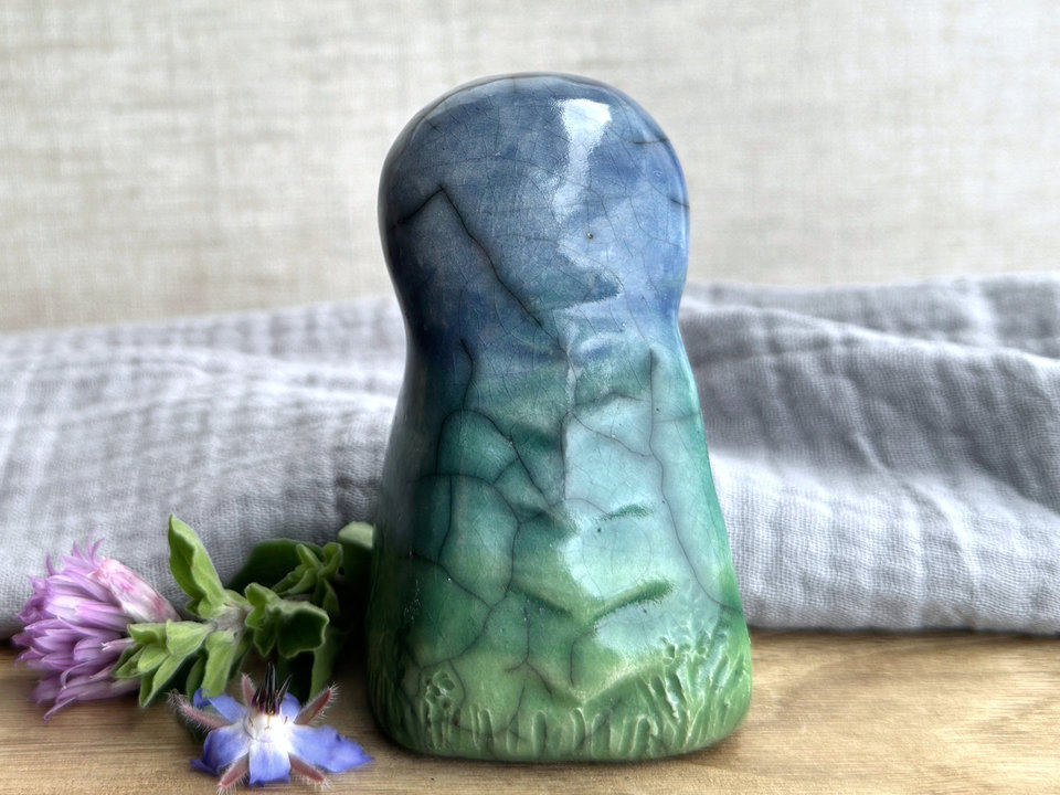 Earth spirit kami nature spirit sculpture | Shinto shamanism gaia statue