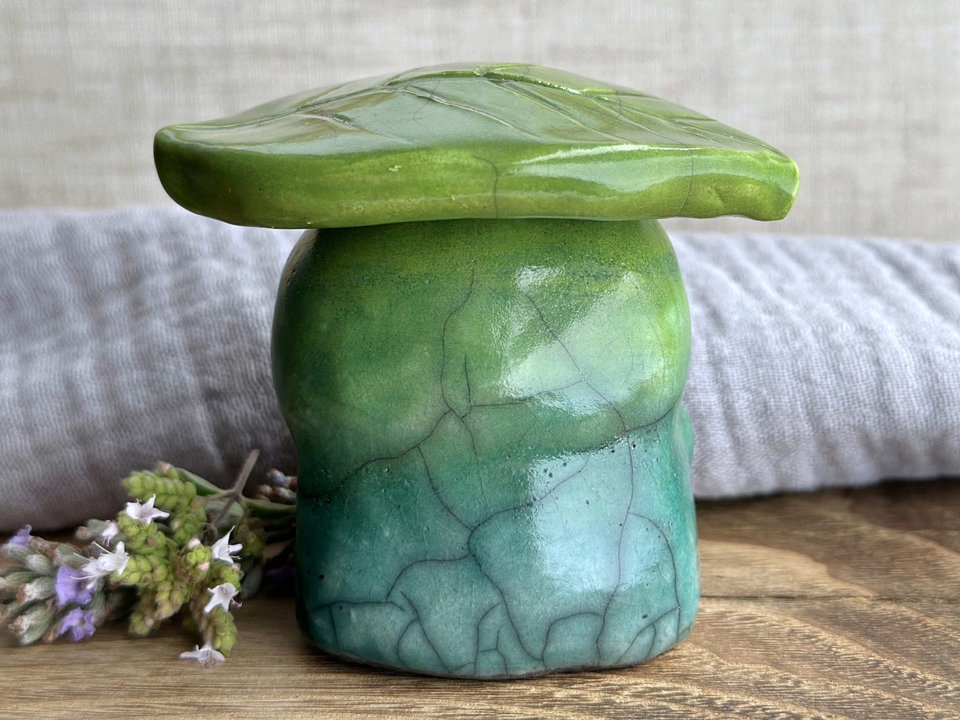 Plant guardian nature spirit statue | Shinto shamanism earth kami sculpture