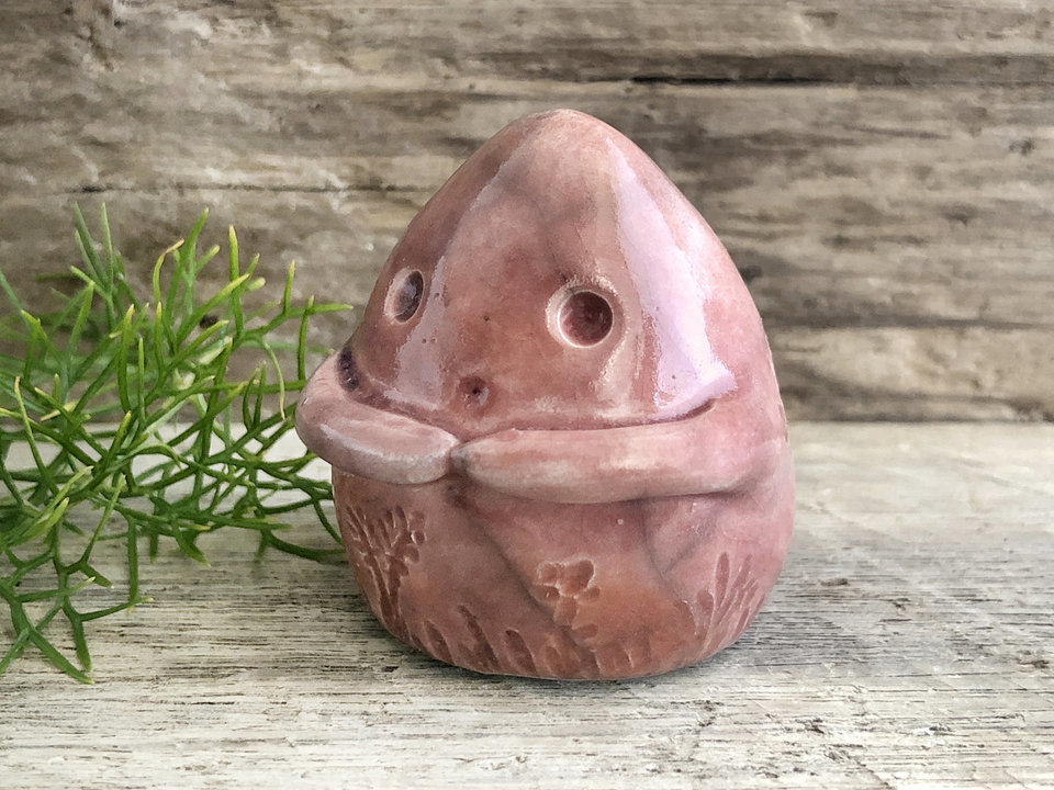 Dawn earth spirit elemental sculpture | Shinto shrine, shamanism folk art statue