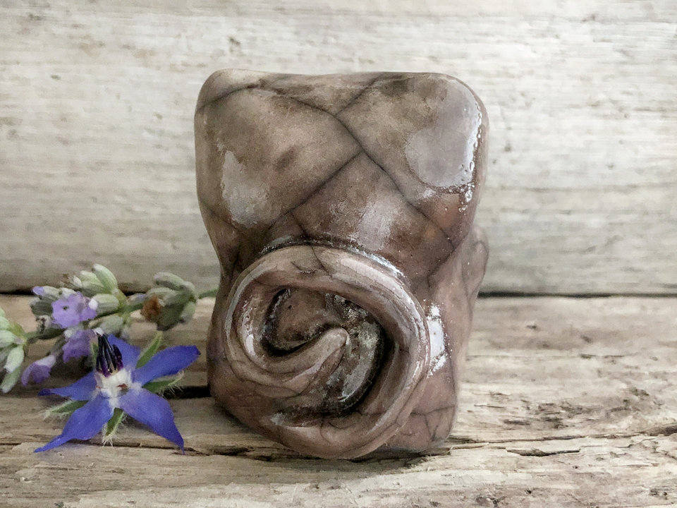 Gentle mouse nature spirit guardian sculpture | Shinto kamidana, shamanism totem