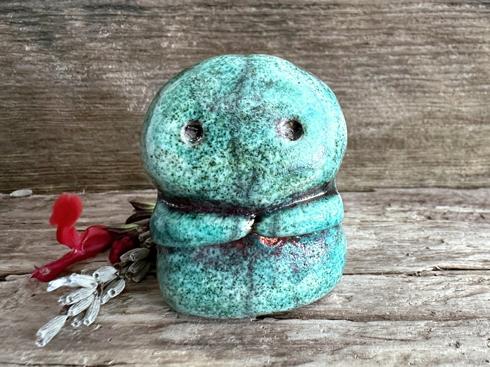 Kodama forest nature spirit raku kami sculpture | Shinto guardian, shamanism totem