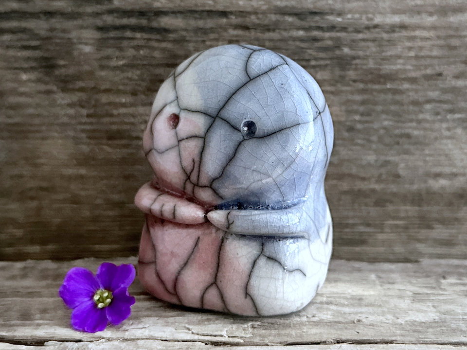 Trans pride kodama forest nature spirit kami sculpture | shamanism totem, Shinto guardian