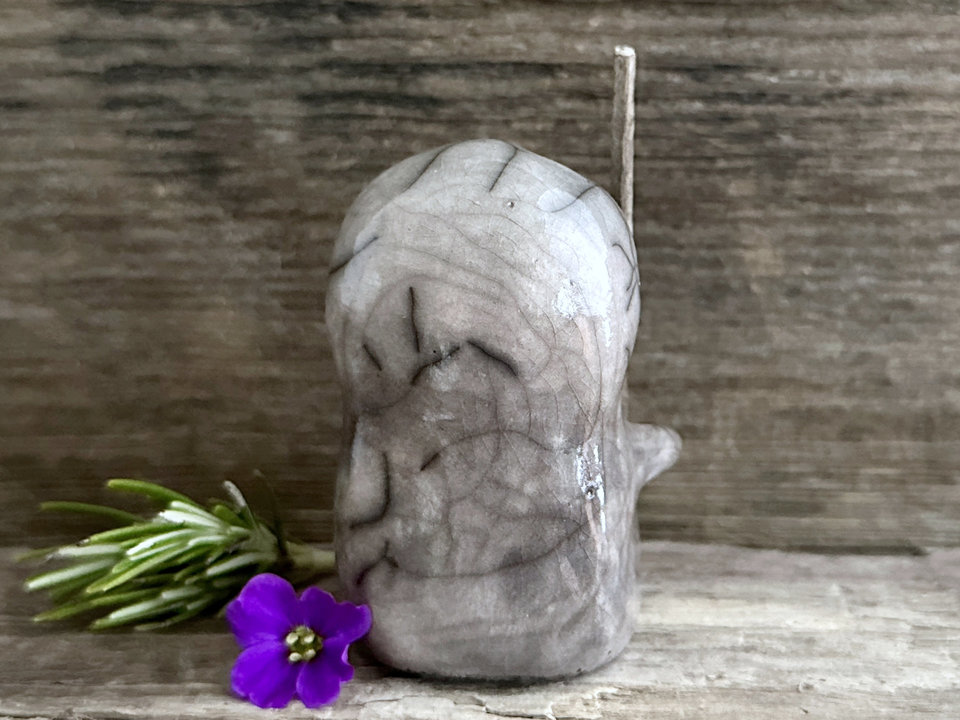 Earth warrior spirit raku guardian sculpture | Shinto shrine, shamanism statue