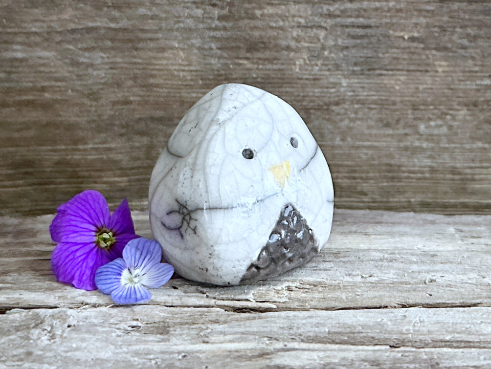 Owl nature spirit kami raku sculpture | shamanism totem, Shinto kamidana shrine