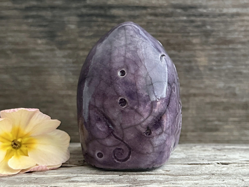 Spiral stone spirit elemental guardian sculpture | Shinto shrine, shamanism folk art