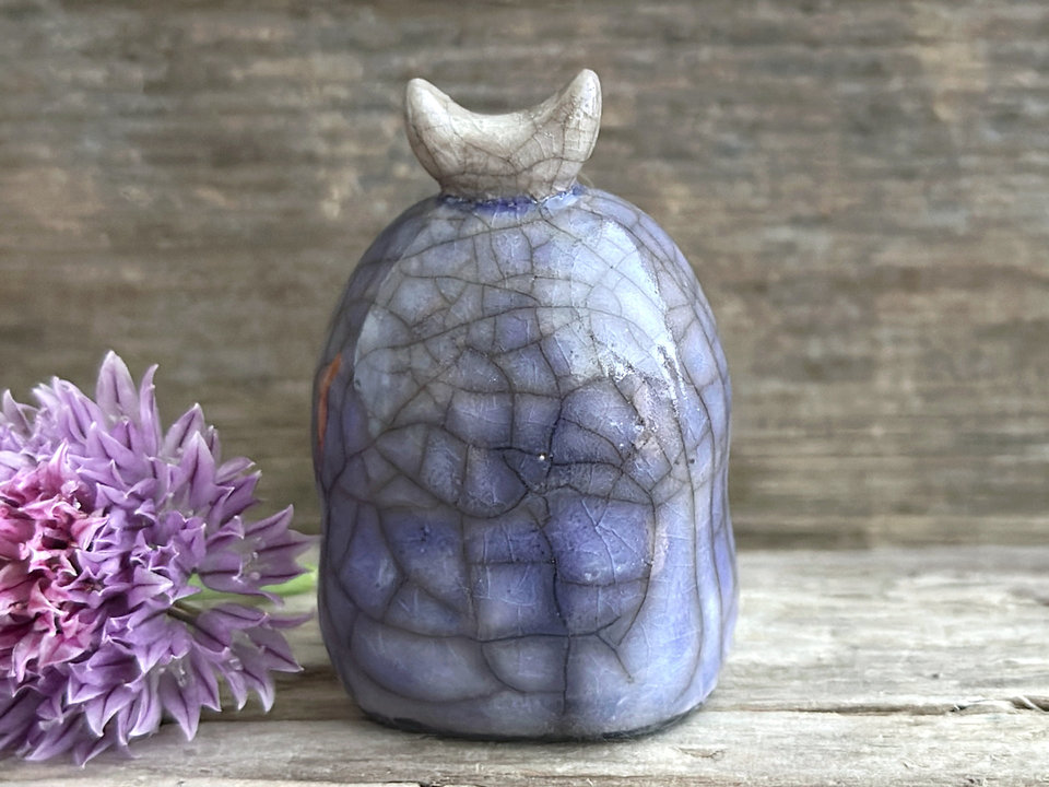 Winter moon nature spirit kodama guardian sculpture | Shinto kamidana, shamanism