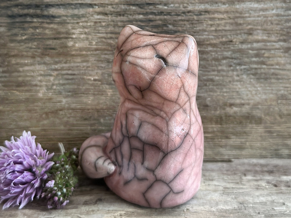 Gentle dawn kitsune fox kami guardian sculpture | shamanism, Shinto Inari statue