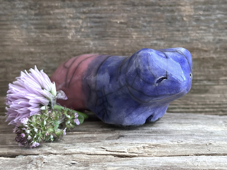 Twilight bear guardian spirit sculpture | Shinto shrine, shamanism totem