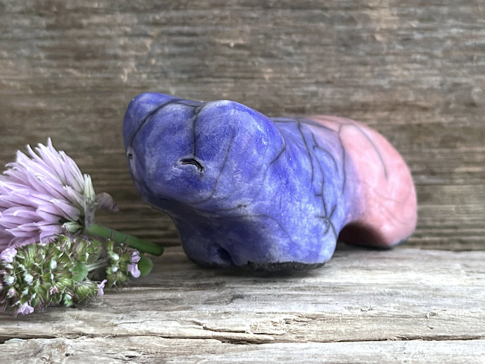 Twilight bear guardian spirit sculpture | Shinto shrine, shamanism totem