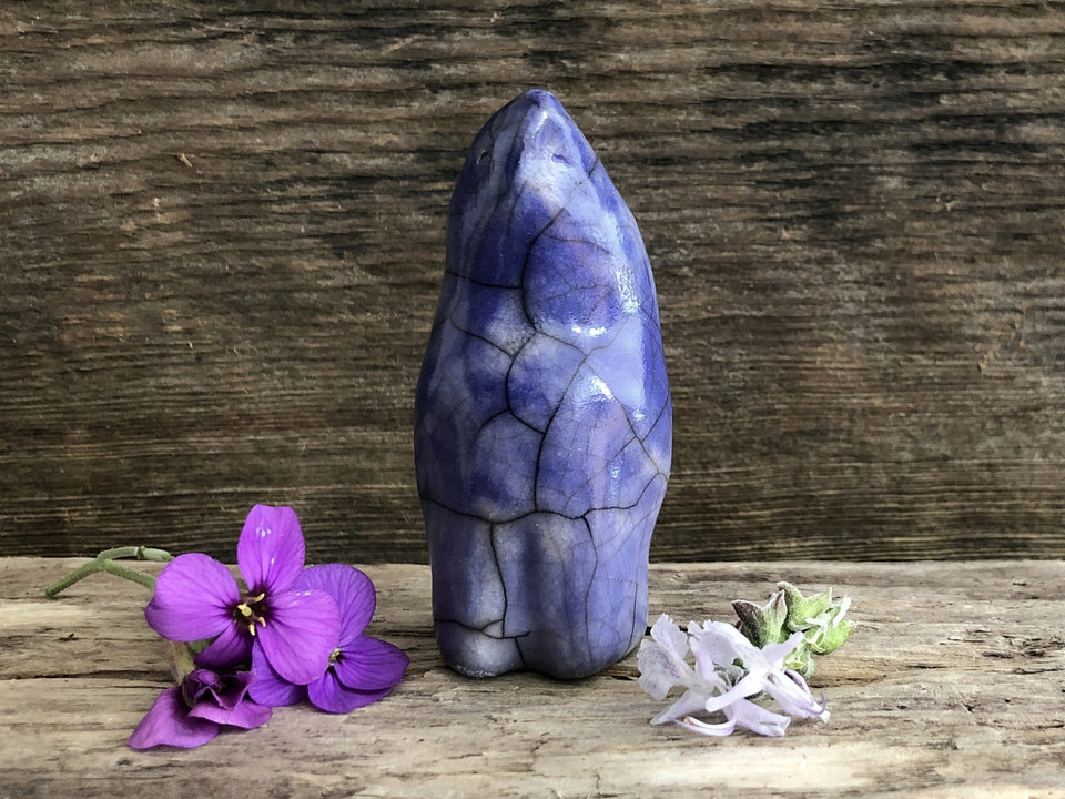 Night spirit kami, nature elemental guardian sculpture | Shinto, shamanism