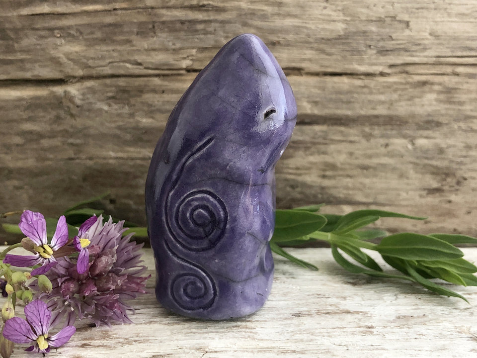 Earth elemental gnome spirit garudian sculpture | Shinto shamanism folk art statue