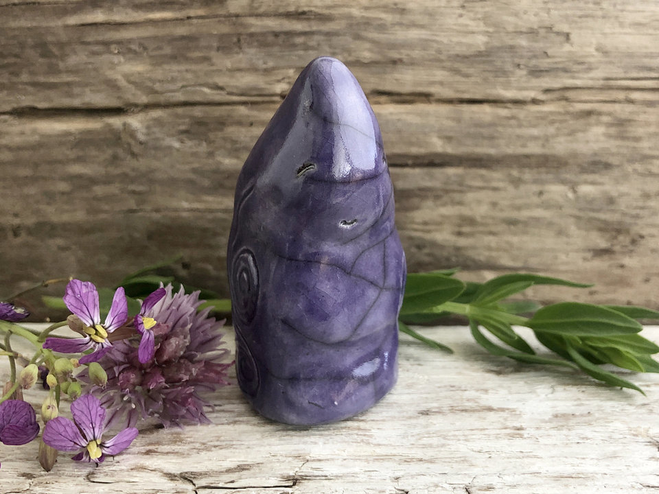 Earth elemental gnome spirit garudian sculpture | Shinto shamanism folk art statue