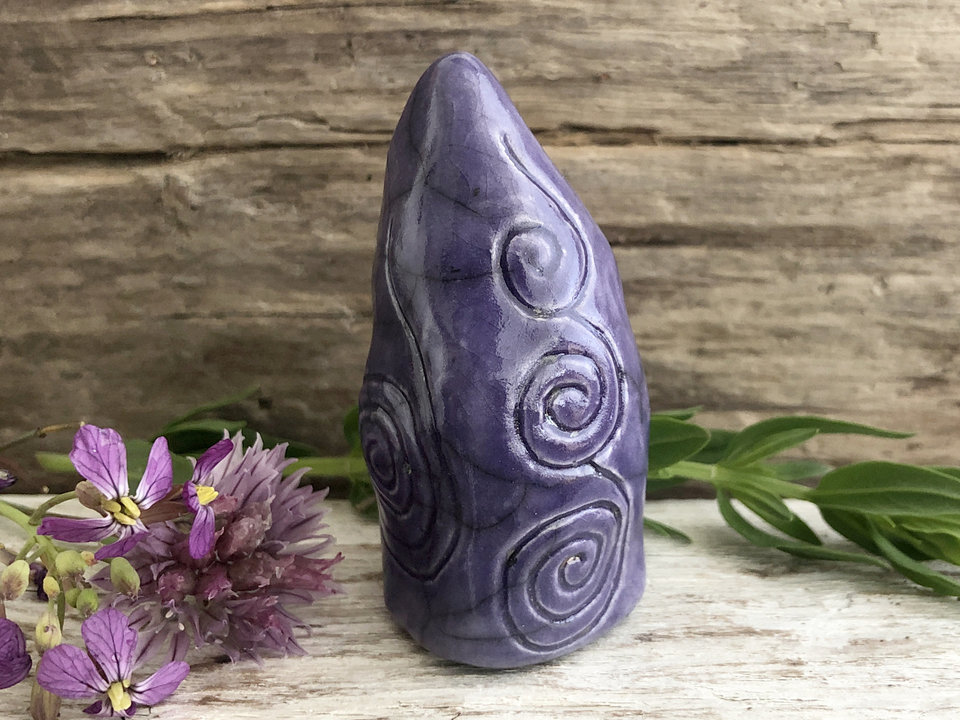 Earth elemental gnome spirit garudian sculpture | Shinto shamanism folk art statue