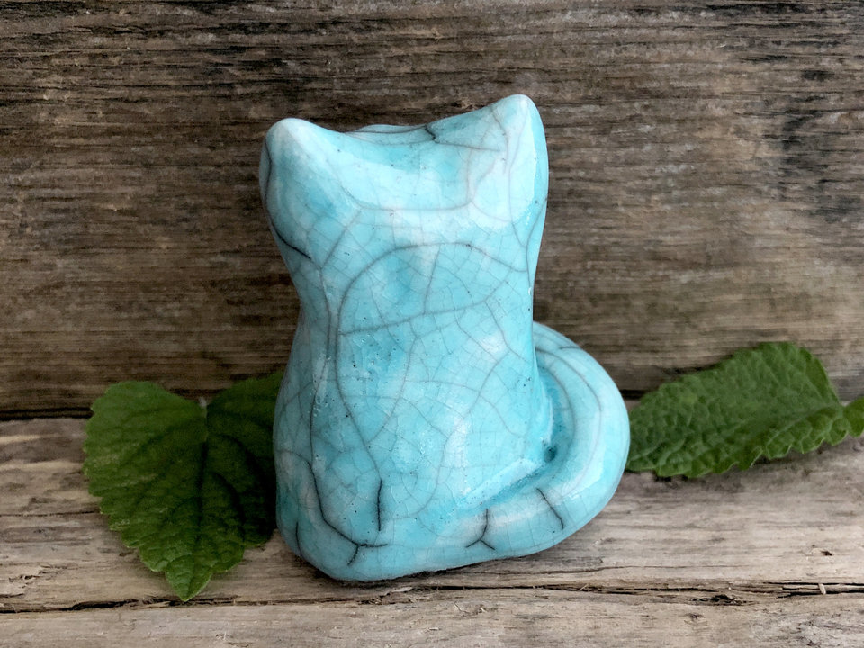 Joyful and serene kitsune fox kami nature spirit raku statue | Shinto kamidana shrine, Inari Okami | shamanism, protection, guardian