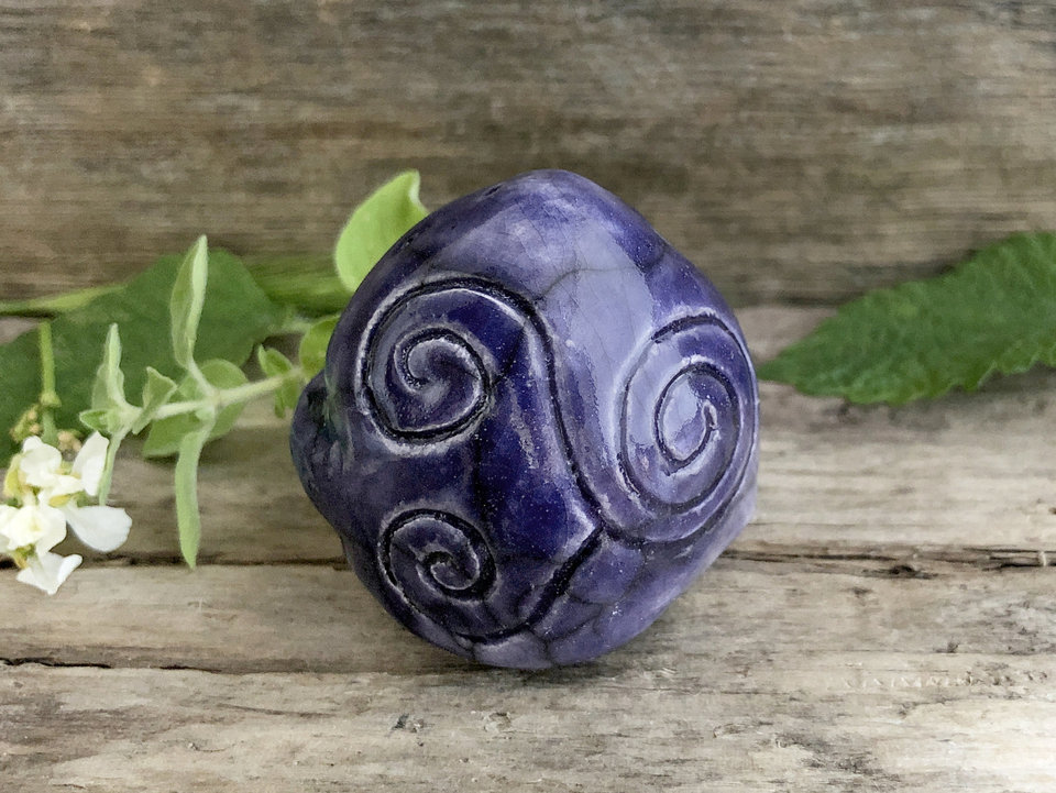 Elemental stone spirit kami raku sculpture | Shinto shrine, shamanism totem