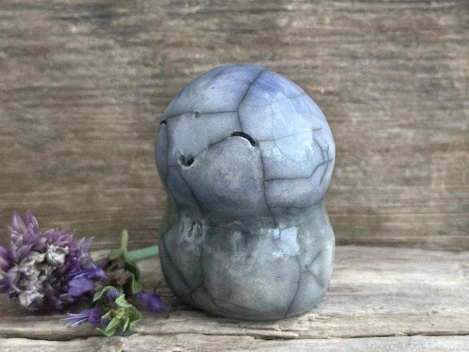 Quiet winter Jizo guardian statue | Shinto kamidana shrine friend