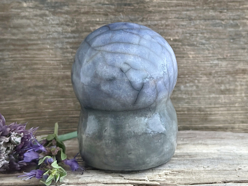 Quiet winter Jizo guardian statue | Shinto kamidana shrine friend