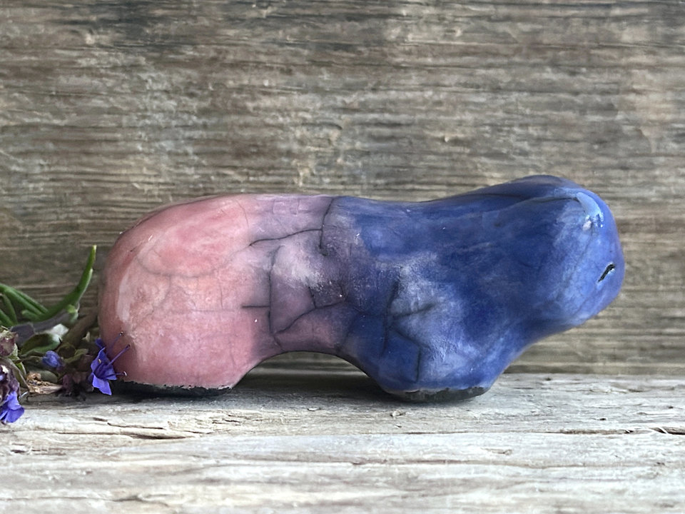 Twilight bear guardian spirit sculpture | Shinto shrine, shamanism totem