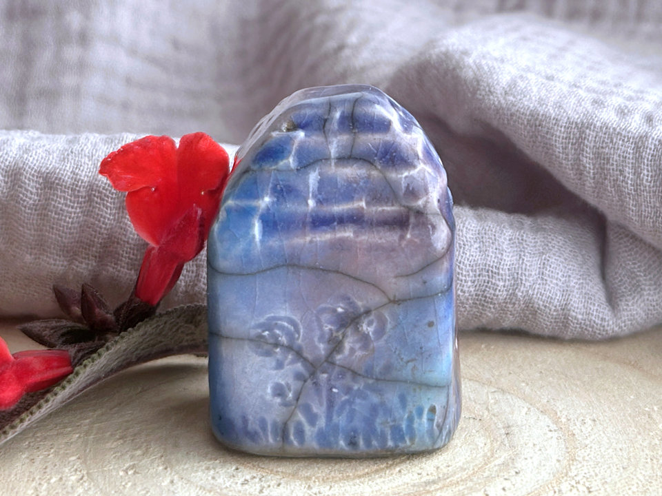 Tiny winter woodland fairie cottage | raku ceramic spirit house sculpture