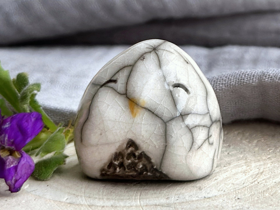 Gentle owl nature spirit raku sculpture | shamanism totem, Shinto kamidana shrine