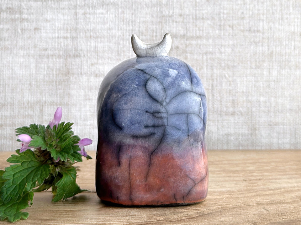 RESERVED: Quiet dusk nature spirit kodama guardian sculpture | Shinto, shamanism totem