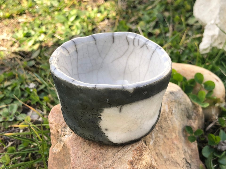 Raku prayer bowl for shrine, offering, wish, or intention | ceremony, Shinto, shamanism, pagan altar or shrine | sacred sculpture healing