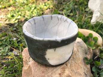 Raku prayer bowl for shrine, offering, wish, or intention | ceremony, Shinto, shamanism, pagan altar or shrine | sacred sculpture healing