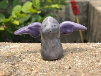 Kami of night, darkness, dusk, & serenity | Shinto, Shamanism, pagan statue for kamidana shrine or altar | rewilding healing totem sculpture