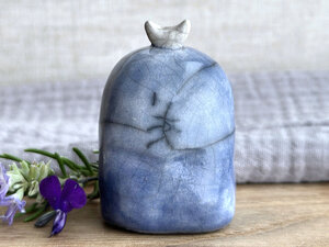 Quiet night moon nature spirit kodama guardian sculpture | Shinto, shamanism